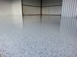 commercial epoxy floor in davenport ia by shambaugh painting